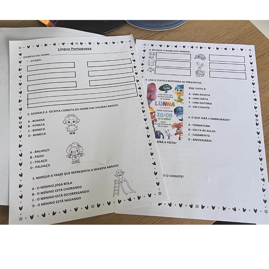 Avaliação Diagnóstica para o 3º ano do Ensino Fundamental