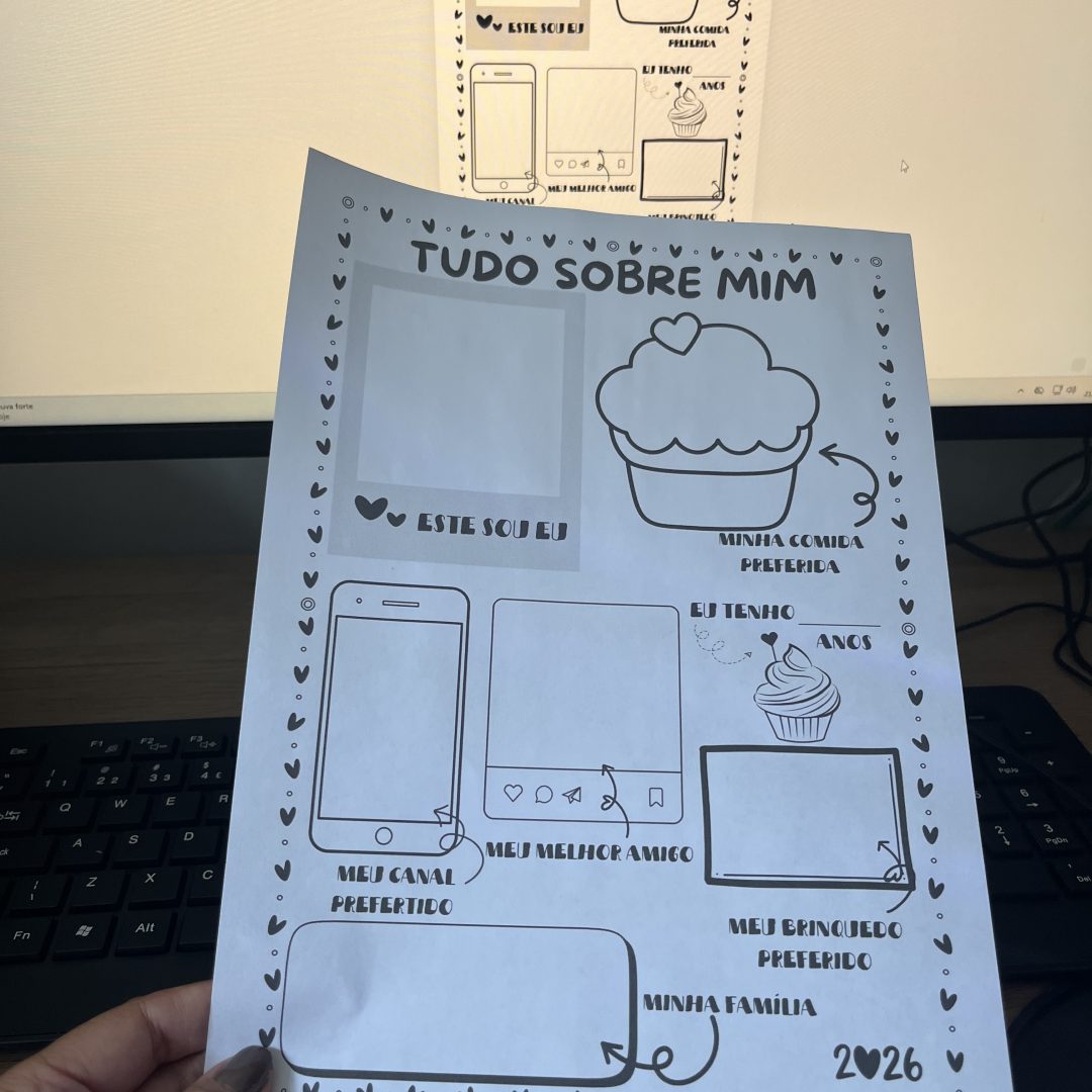 FOLHA “TUDO SOBRE MIM” – VOLTA ÀS AULAS