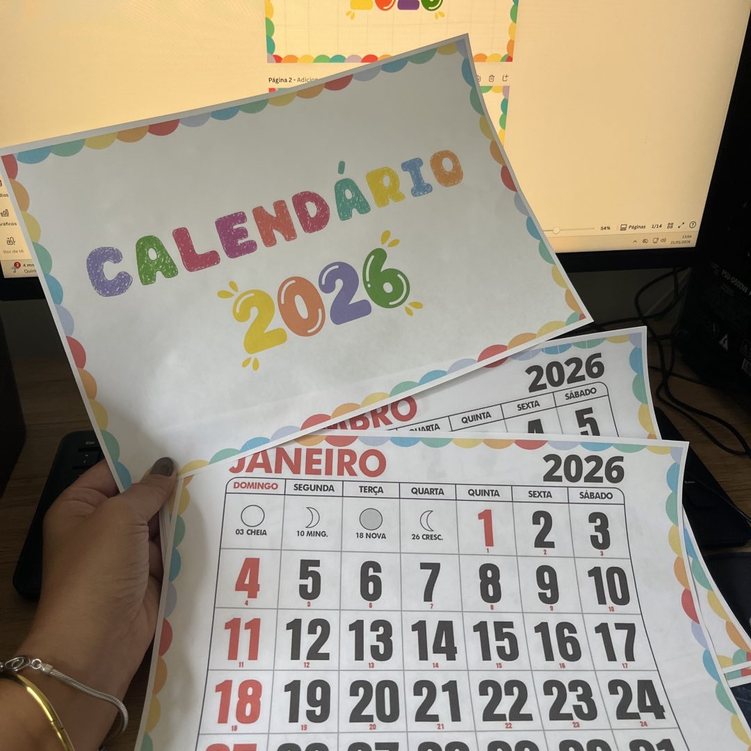 CALENDÁRIO ESCOLAR A4 PARA MURAL – USO EM SALA DE AULA