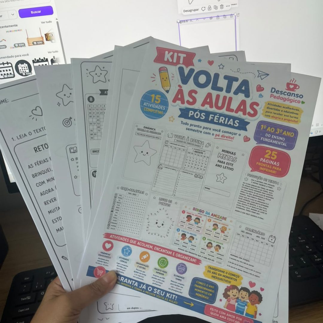 TUDO O QUE VOCÊ PRECISA PARA A VOLTA ÀS AULAS EM UM ÚNICO MATERIAL!